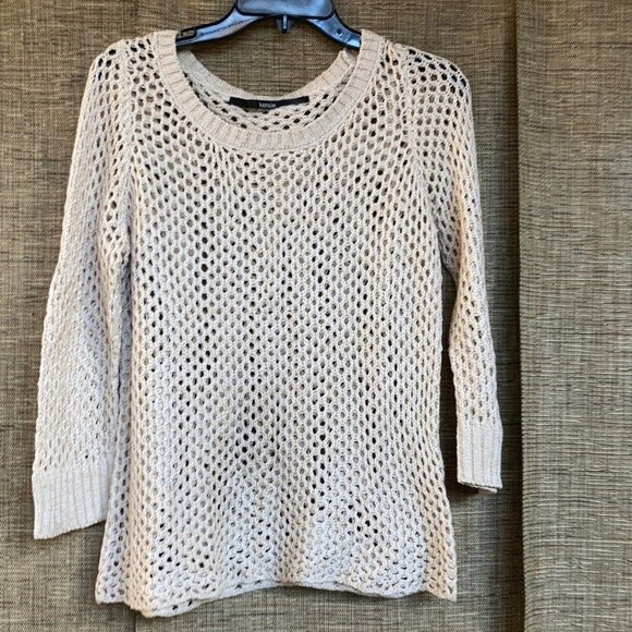 Kenzie openwork sweater oatmeal - Picture 1 of 4